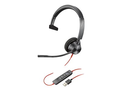 HP Poly Blackwire 3310 USB-A Headset - 767F7AA