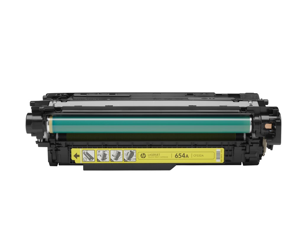 HP 654A Yellow Toner