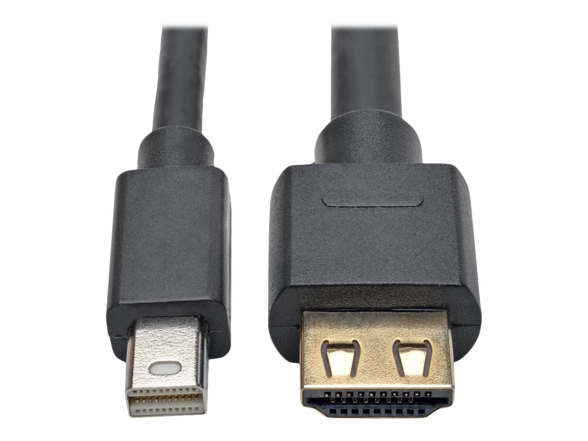 Tripp Lite Mini DisplayPort 1.2a to HDMI Active Adapter Cable with Gripping HDMI Plug, HDMI 2.0, HDCP 2.2, 4K x 2K @ 60 Hz (M/M), 3 ft