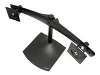 Ergotron DS100 stand - horizontal - for 2 LCD displays - black