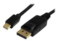 MicroConnect Mini DisplayPort han -> DisplayPort han 50 cm Sort