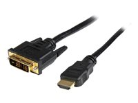 StarTech.com 2m High Speed HDMI Cable to DVI Digital Video Monitor - Video cable - HDMI (M) to DVI-D (M) - 2 m - black