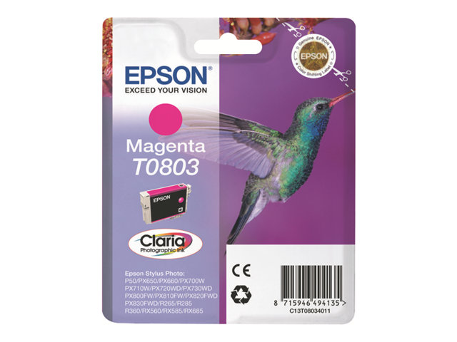 EPSON 5LB T0803 ink cartridge magenta