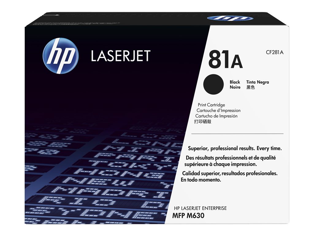 HP 81A Black Toner LJ Enterpr. MFP M630