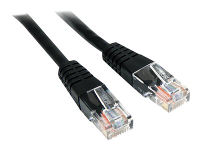 StarTech.com Cat5e Ethernet Cable - 10 ft - Black - Patch Cable - Molded Cat5e Cable - Network Cable - Ethernet Cord - Cat 5e Cable - 10ft (M45PATCH10BK)