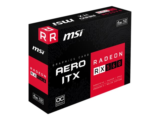 MSI Radeon RX 560 AERO ITX 4G OC 補助電源不要 ,