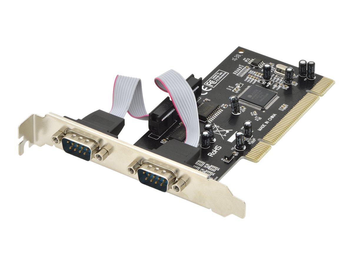 Kontroler COM Digitus PCI 2xRS-232/COM, Low Profile, Chipset: MCS9865
