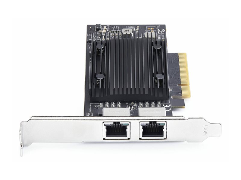 StarTech.com - adaptateur rseau - PCIe 3.0 x8 - Gigabit Ethernet / 10 Gb Ethernet x 2 - Conformit TAA