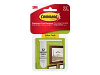 Command Medium Picture Hanging Strips Mounting adhesive 2.76 in x 0.63 in white 