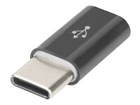 DIGITUS USB 2.0 USB-C adapter Sort