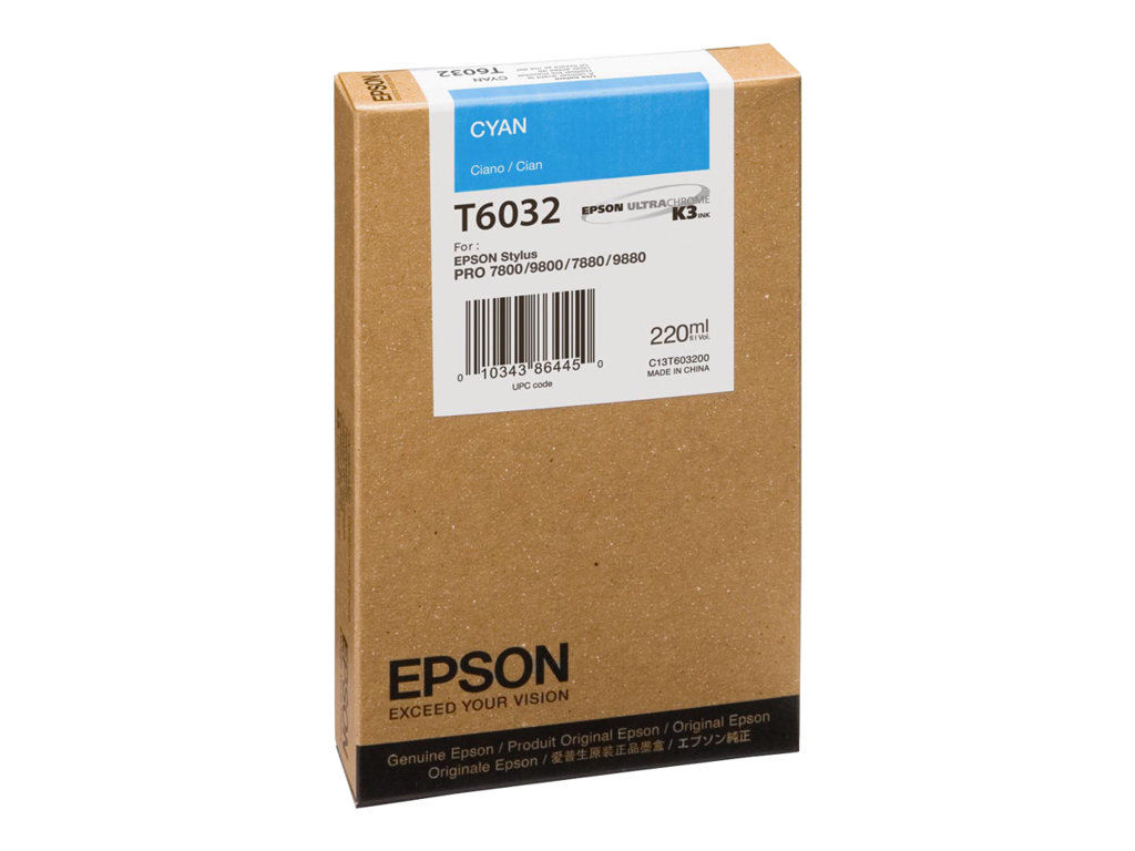 EPSON ENCRE CYAN (220ML) STYLUS