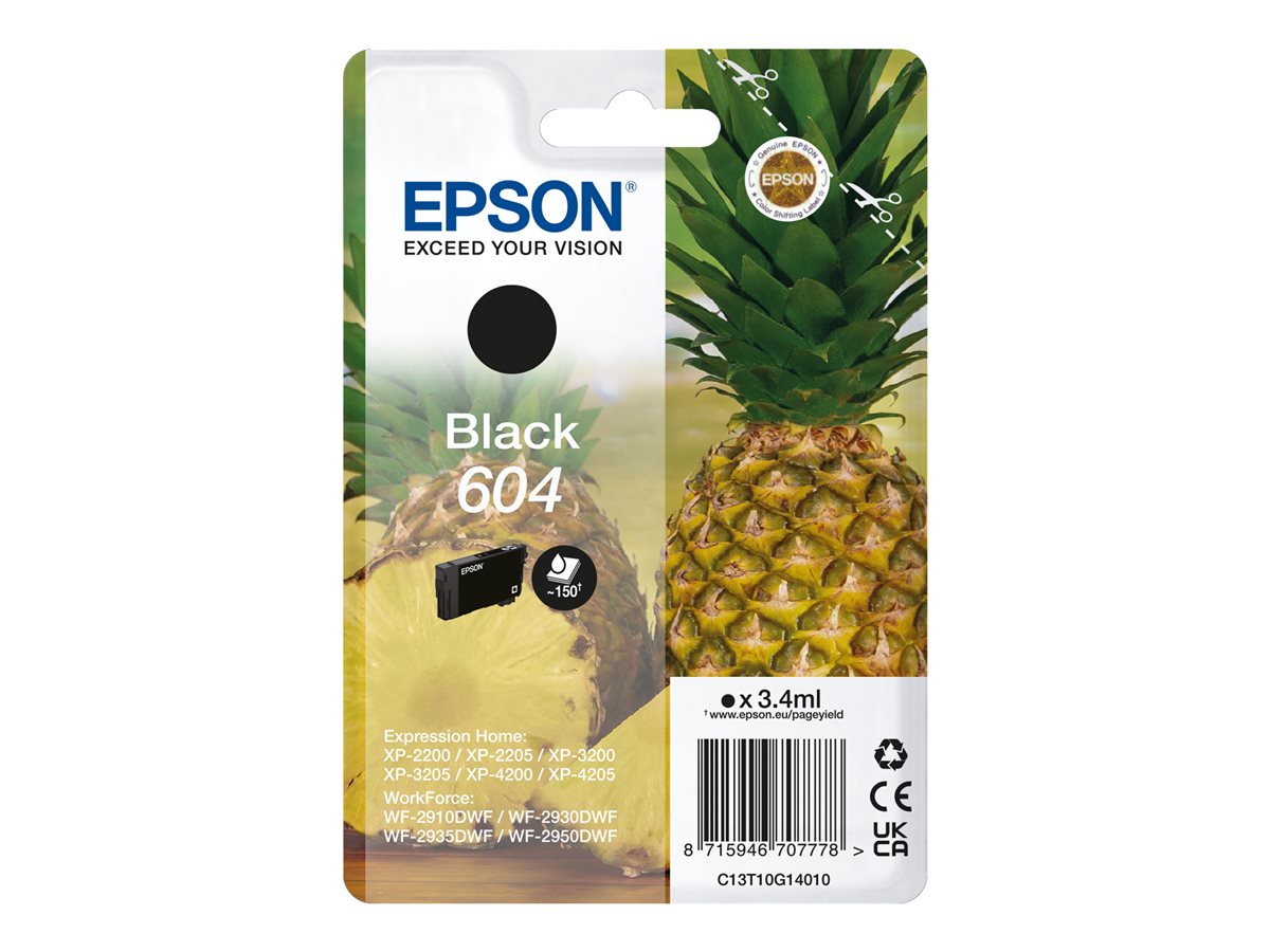 Epson 604 - 3.4 ml - negro...