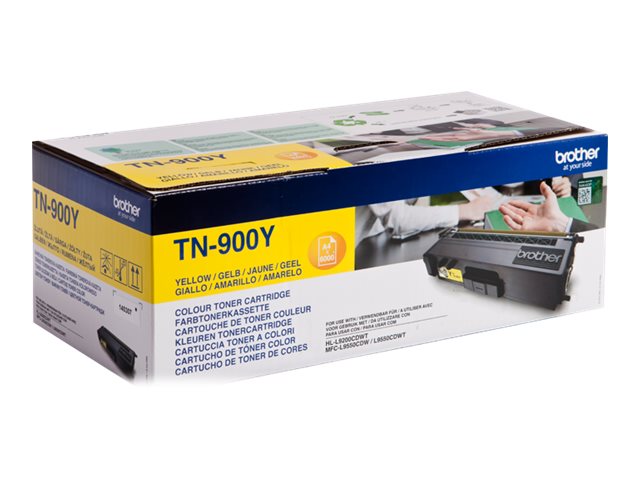 Image of Brother TN900y - yellow - original - toner cartridge