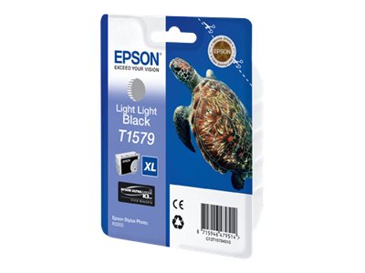 Image of Epson T1579 - light light black - original - ink cartridge