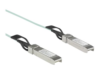 Startech Dell EMC AOC-SFP-10G-3M Compatible 3m/9.84ft 10G SFP+ to SFP+ AOC Cable, 10GbE SFP+ Active Optical Fiber, 10Gbps SFP Plus/Mini GBIC/Transceiver Module Cable, Mini GBIC Cable