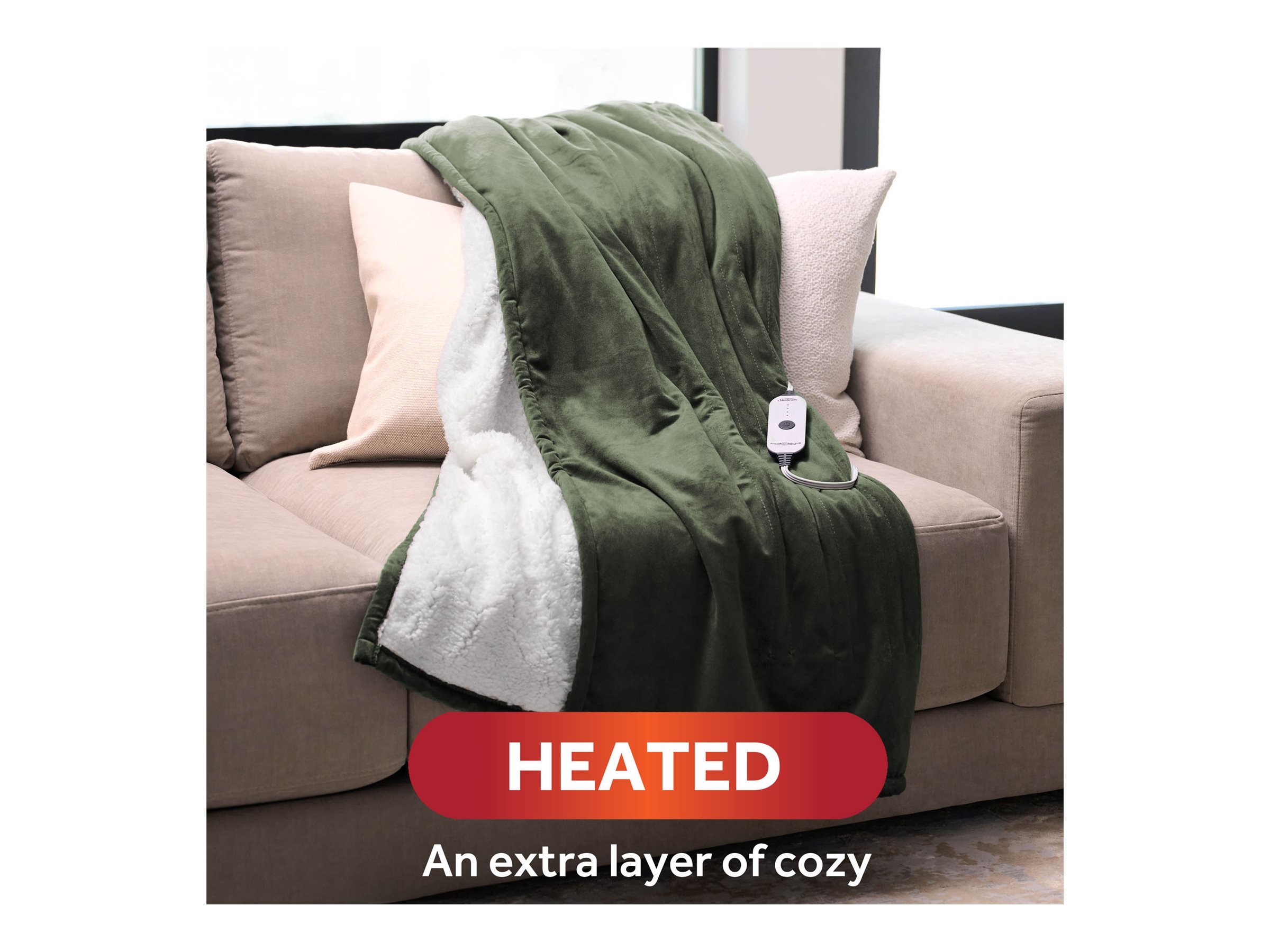 Sunbeam Heated Throw Heating Blanket