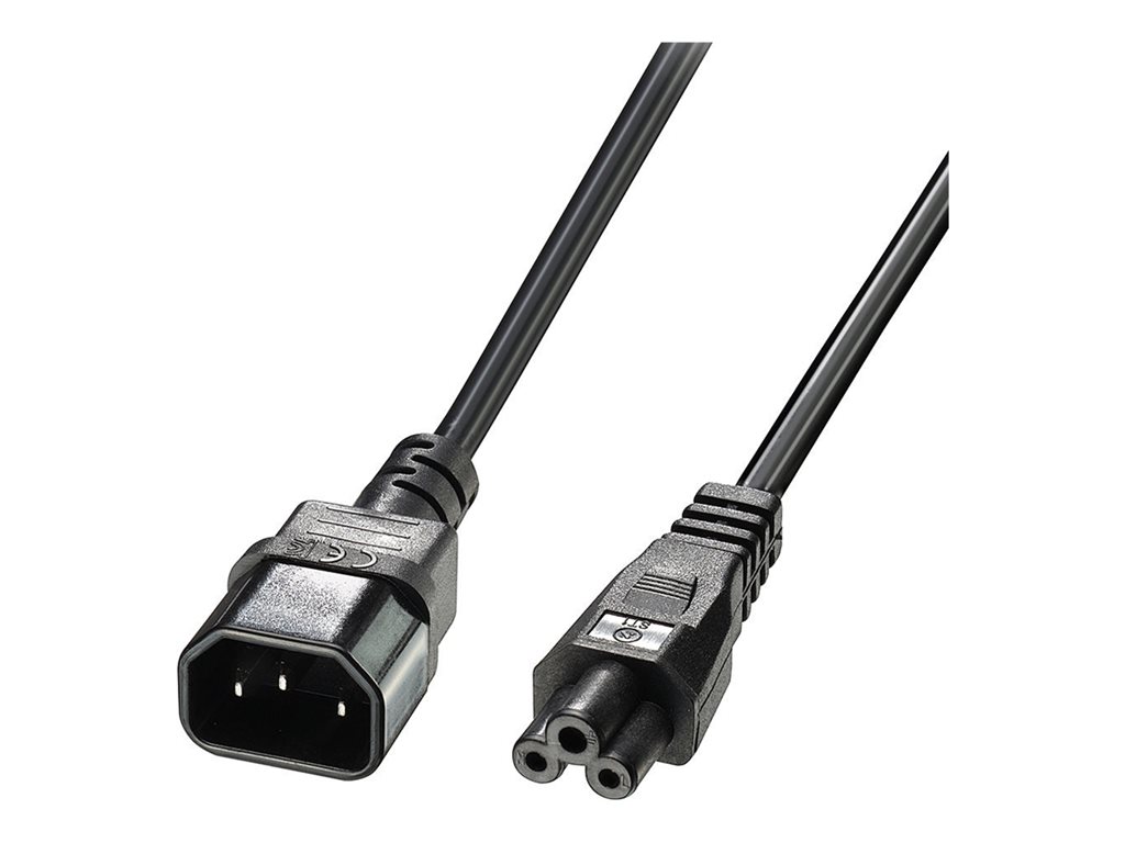LINDY IEC C14 to IEC C5 Power Cable 1m