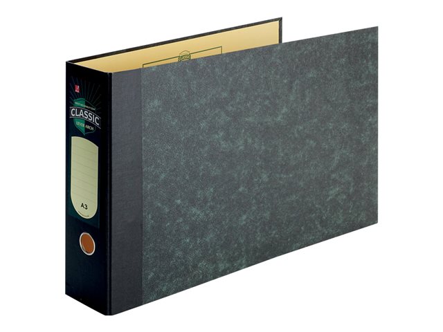 Rexel Classic Oblong Lever Arch File For A3 Black Green