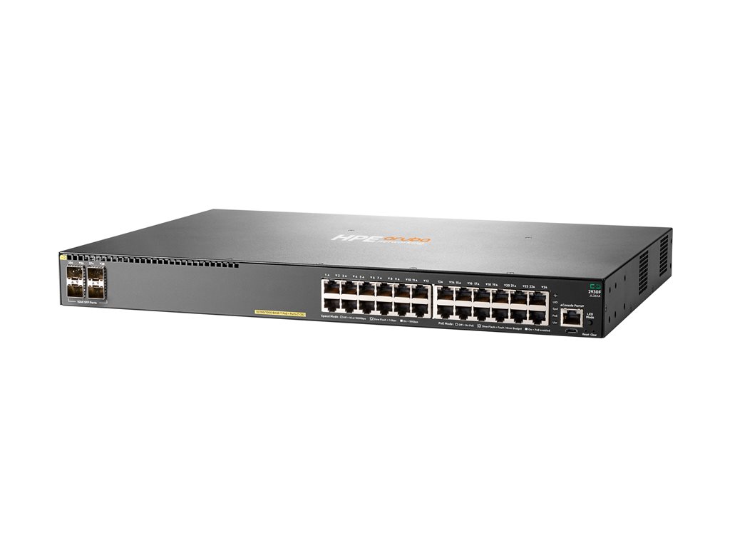 ARUBA 2930F 24G POE+ 4SF P SWCH – Hewlett Packard Enterprise