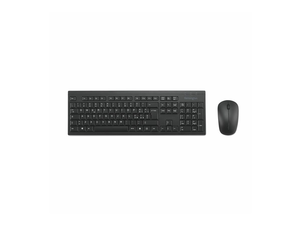 Kensington KM150 EQ - klávesnice a sada myši full size - QWERTY - italská Vstupní zařízení