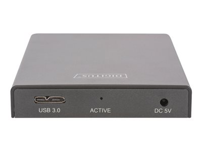 DIGITUS Externes Gehäuse 2,5 SATAIII USB3.0 SSD/HDD Alu sw