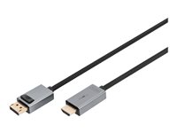 DIGITUS Videoadapter DisplayPort / HDMI 3m Sort