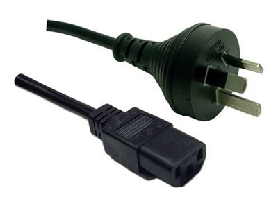Dynamix power cable 3 pin power connector to IEC C13 1.8 Product shot Left-angle 79150