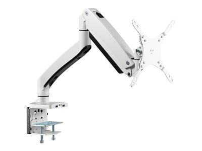 SIIG Single Monitor Aluminum Heavy Duty Desk Mount with USB and Audio Ports