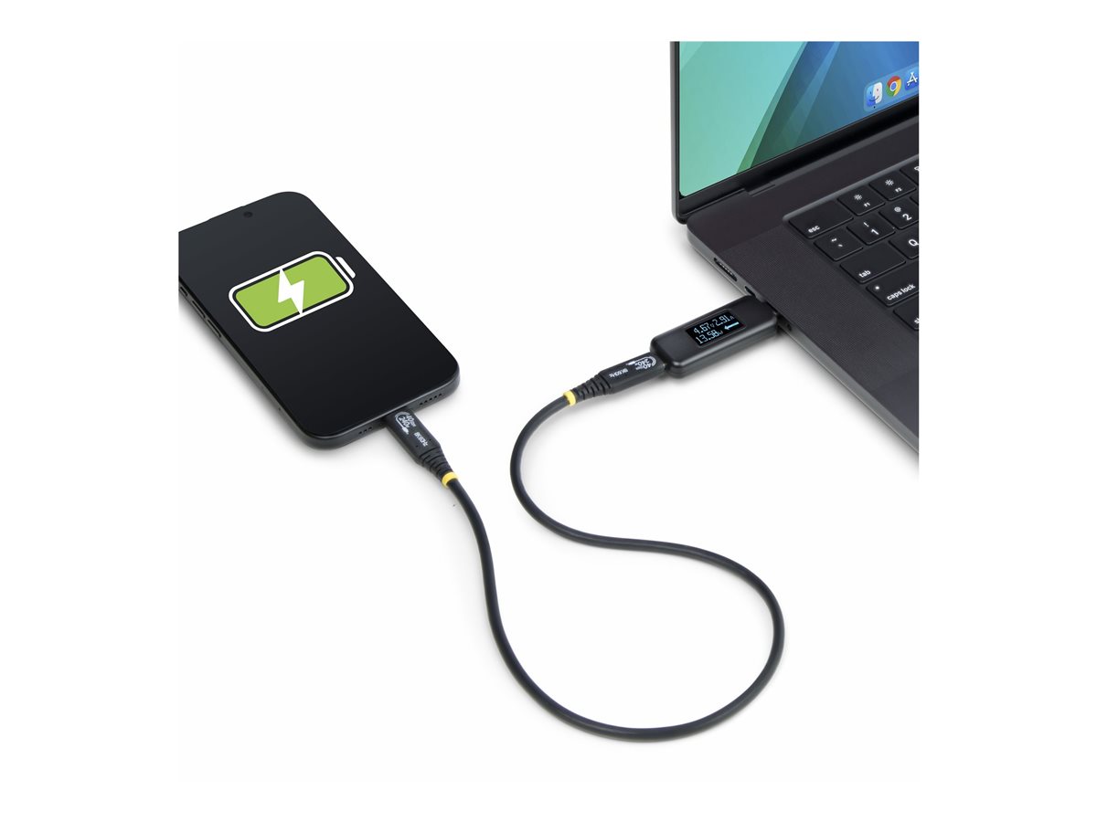 StarTech.com USB-C Power Tester, Bi-Directional Digital Voltage/Current - USB-C power tester - digital multimeter, bi-directional – foto 10