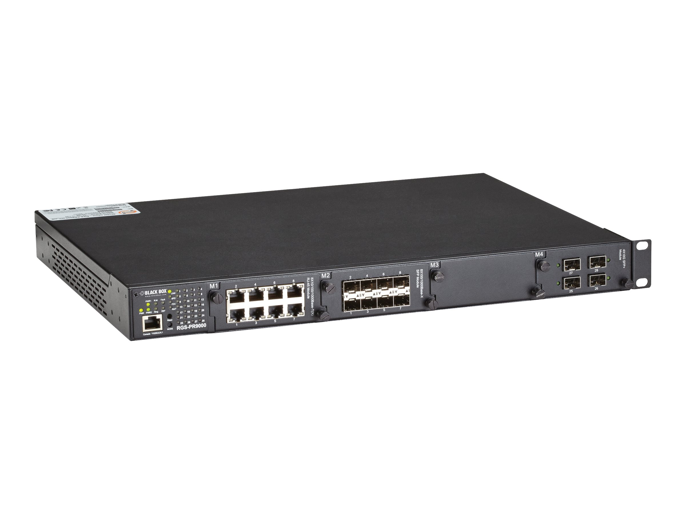 Black Box LE2700 Series Hardened Managed Modular Switch Chassis