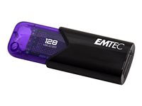 EMTEC B110 Click  3.2 128GB USB 3.2 Gen 1 Sort Lilla