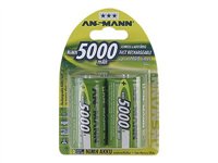 ANSMANN D-type Batterier til generelt brug (genopladelige) 5000mAh