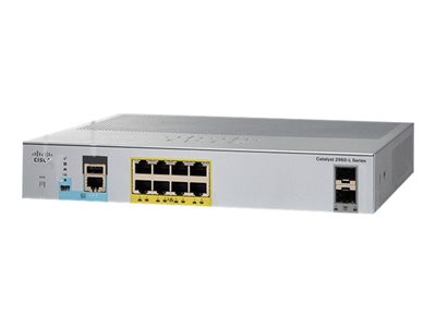 Cisco Catalyst 2960L-8PS-LL - switch - 8 ports - managed - rack-mountable