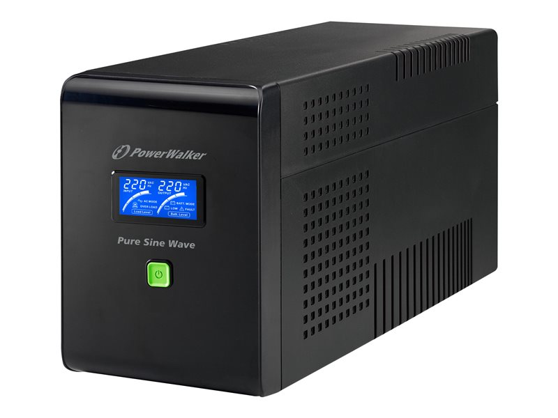 UPS POWERWALKER LINE-INTERACTIVE 1500VA 4X 230V PL, PURE SINE WAVE, RJ11/45 IN/OUT, USB, LCD