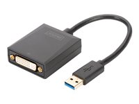 DIGITUS USB 3.0 to DVI Adapter Ekstern videoadapter