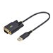 StarTech.com 1ft (30cm) USB to Serial Adapter Cable, COM Retention, RS232