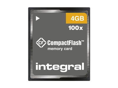 Insertable Flash Memory Card Examples Integral - flash memory card - 4 GB - CompactFlash