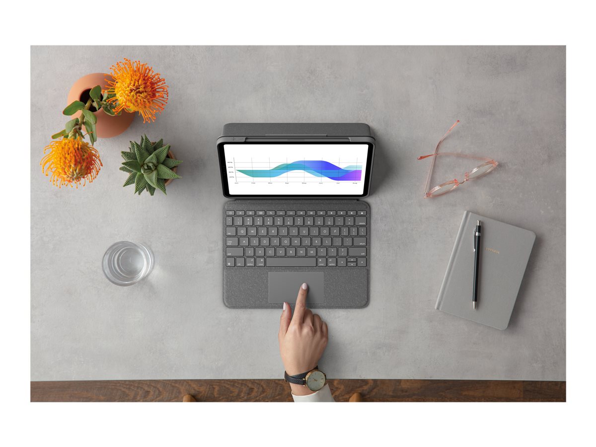 LOGITECH Folio Touch iPad Air 4th 10.9" GREY – foto 8