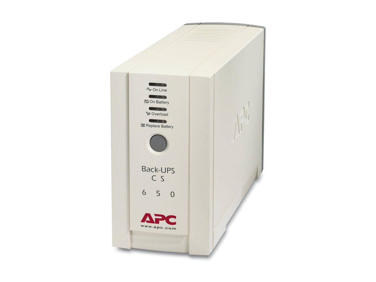APC Back-UPS CS 650 UPS 650 Product shot Back 79000