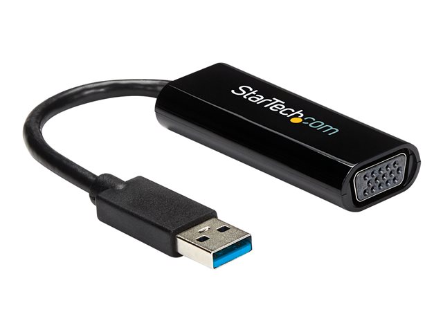 Image of StarTech.com USB 3.0 to VGA Adapter - Slim Design - 1920x1200 - adapter - VGA / USB - TAA Compliant - 19 cm