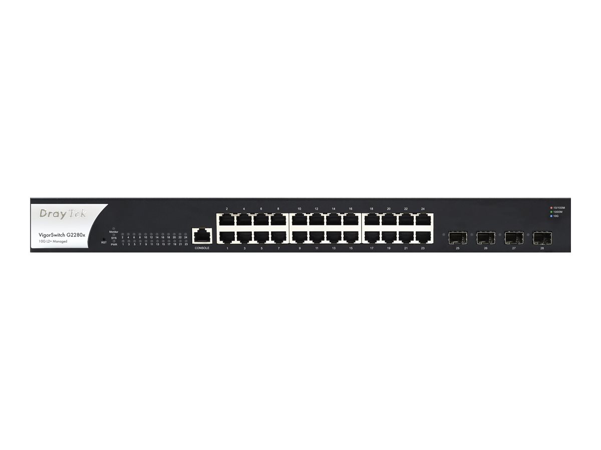 Draytek VigorSwitch G2280X switch 28 ports Managed Usage / lifestyle Front 73680