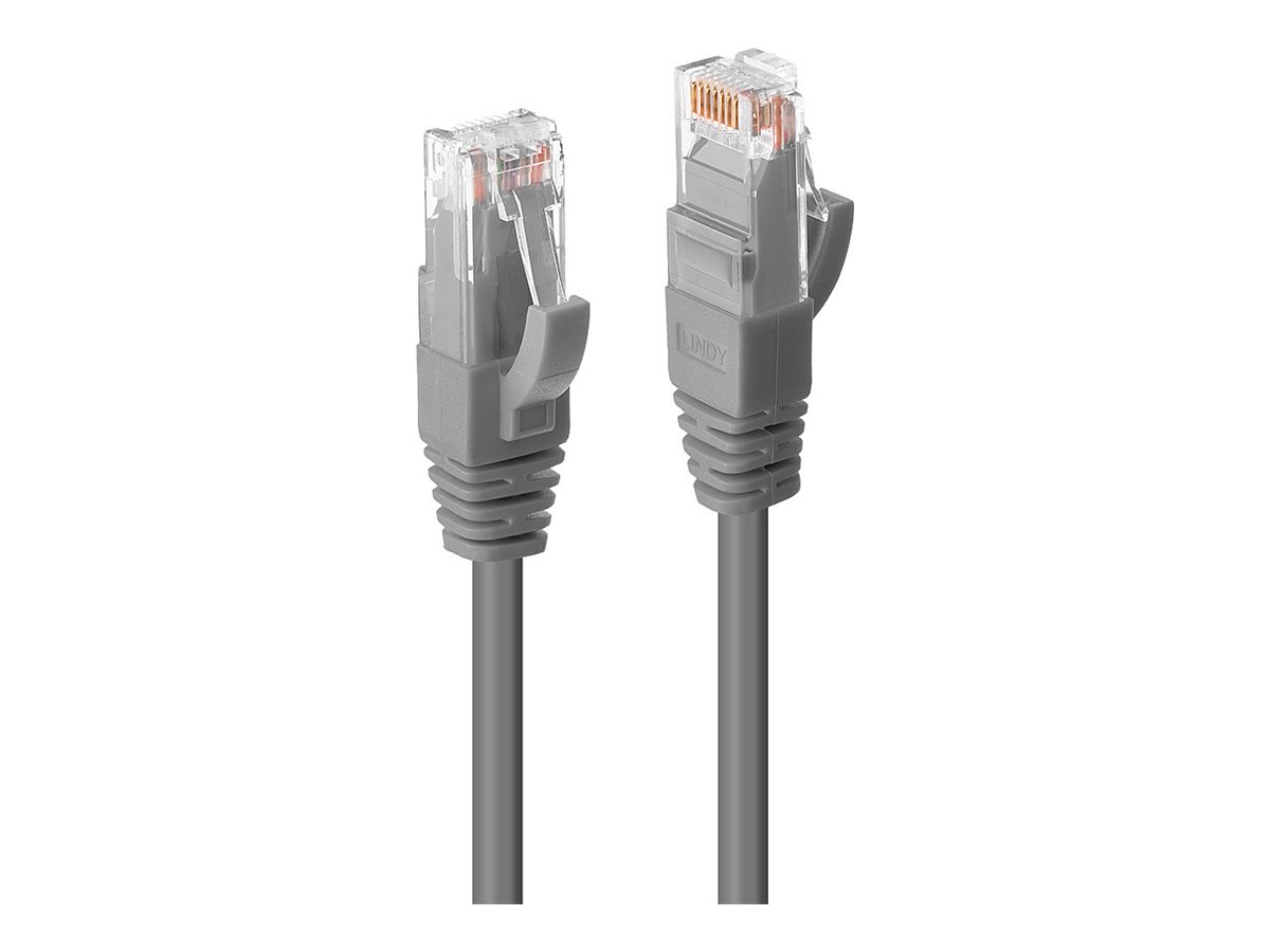 LINDY UTP Cat.6 Cable Grey 0.5m