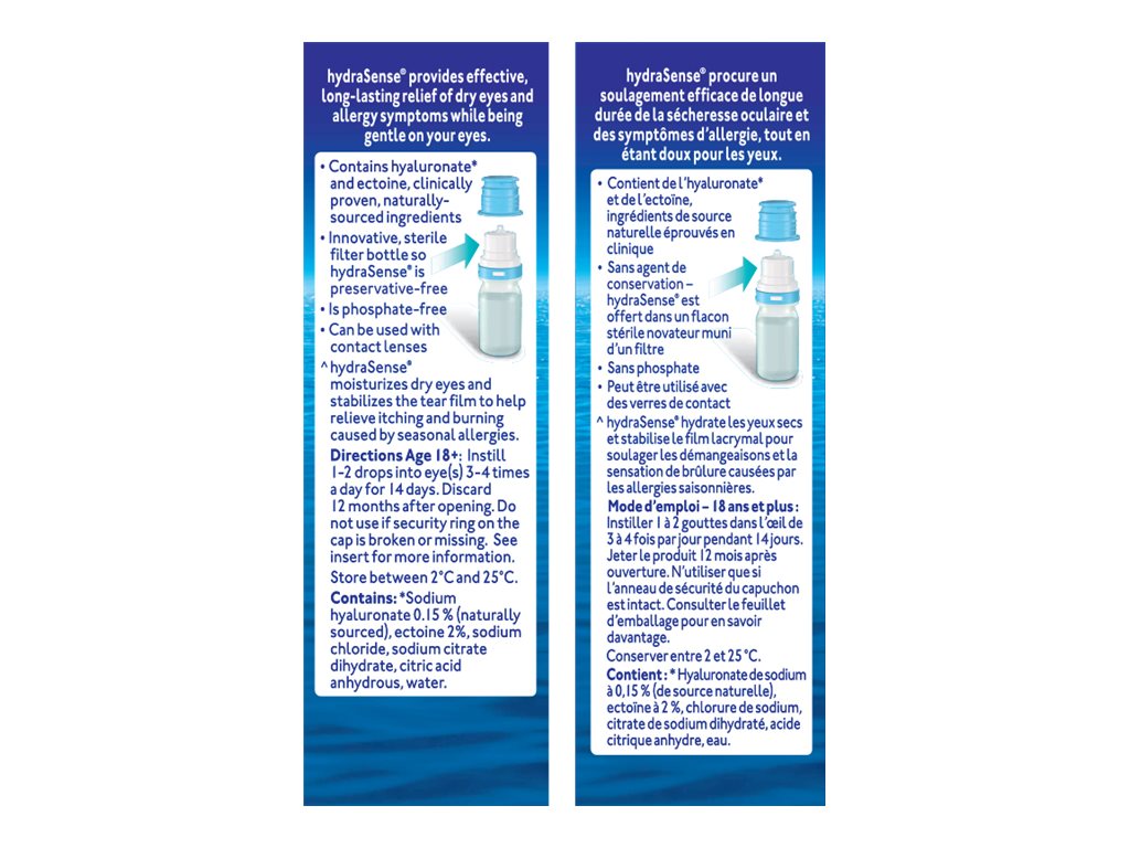 HydraSense Eye Drops Allergy Therapy 10ml London Drugs