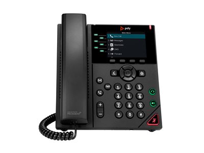 HP Poly VVX 350 6-Line IP Phone and PoE
