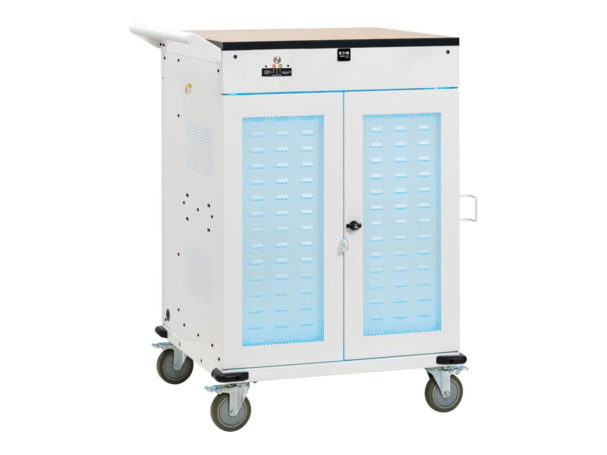 Eaton Tripp Lite Series 36-Device UV Mobile Charging Cart for Laptops and Chromebooks 120V