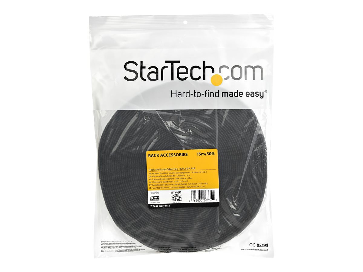 STARTECH Hook-and-Loop Cable Ties - 15.2m Roll – foto 3