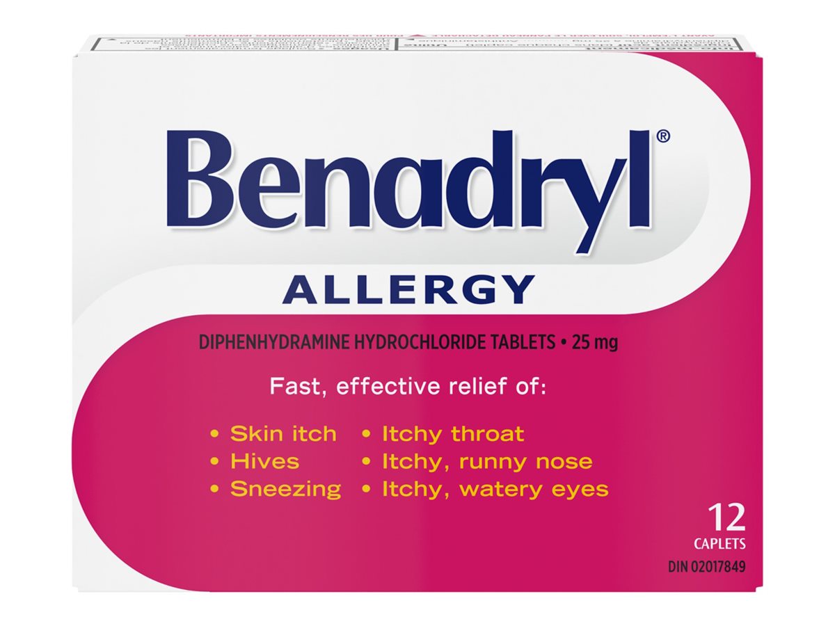 Benadryl Allergy Caplets - 12's