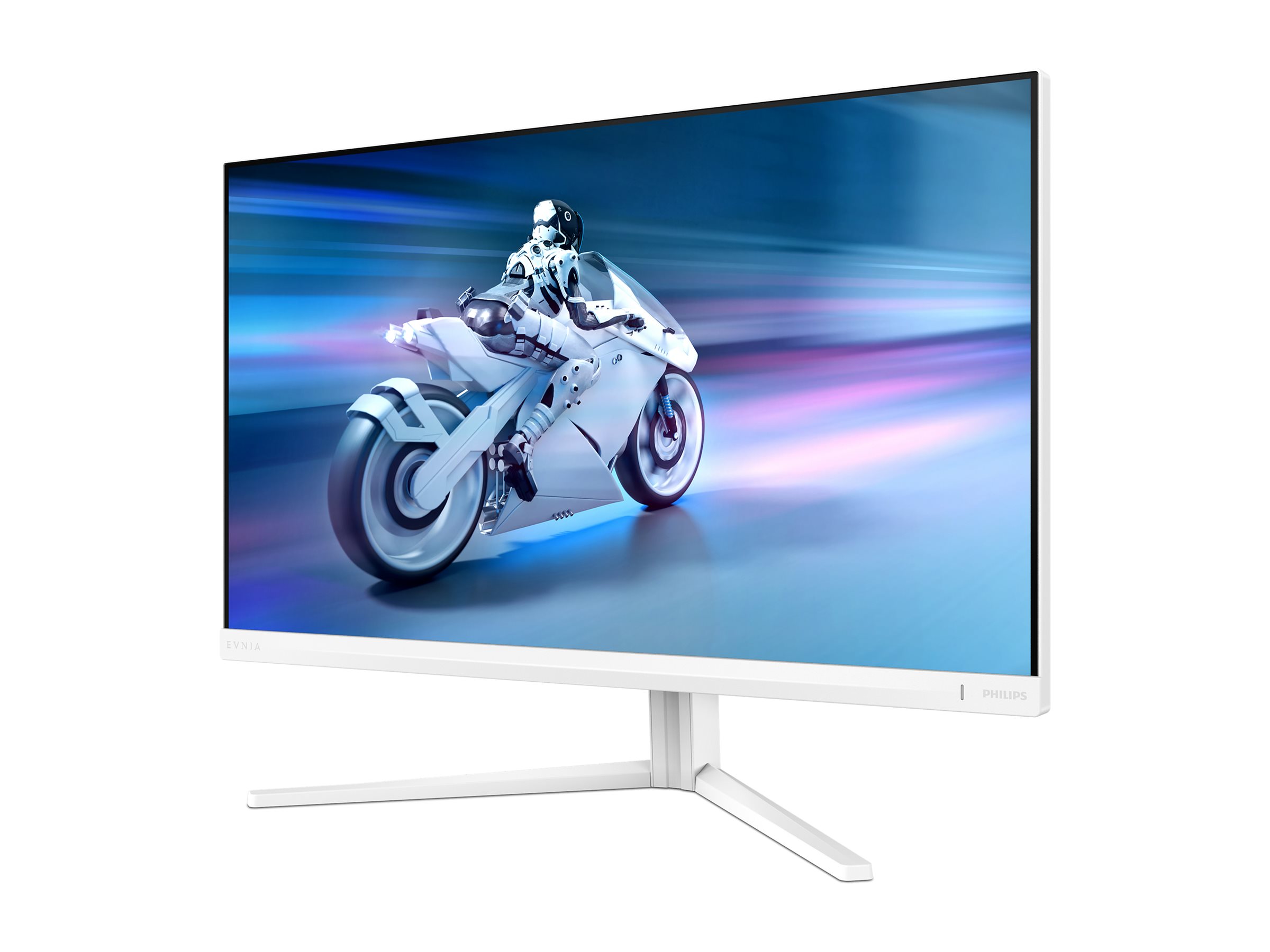 Philips Evnia 5000 27M2N5501UK, LED monitor, gaming, 27", 2560 x 1440 QHD @ 320 Hz, Fast IPS, 500 cd/m², 1000:1, DisplayHDR 400, 0.3 ms, 2xHDMI, DisplayPort, white