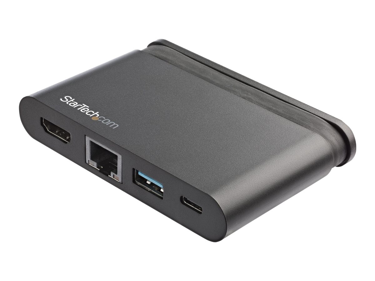 StarTech USB C Multiport Adapter - 4K HDMI, VGA, Ethernet & USB 3.0 Mini Dock For Travel With MacBook, Dell, Chromebook Laptops