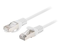 Lanberg CAT 6 Foldet uskærmet snoet par (F/UTP) 2m Patchkabel Hvid RAL 9010